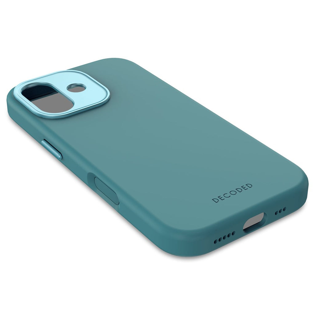 Decoded Silicone Case iPhone 17 Retro Blue with MagSafe (D25IPO17BCS9RB)