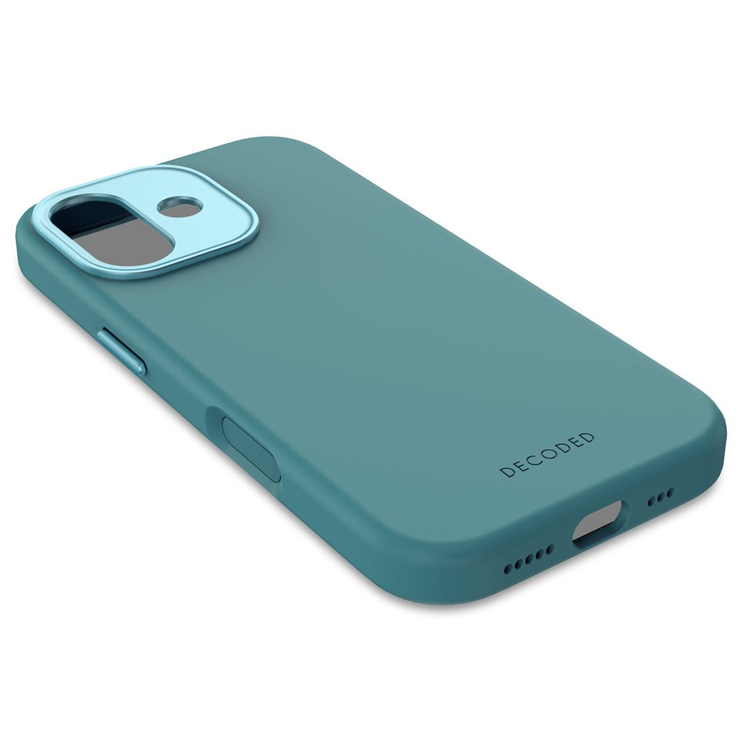 Decoded Silicone Case iPhone 17 Retro Blue with MagSafe (D25IPO17BCS9RB)