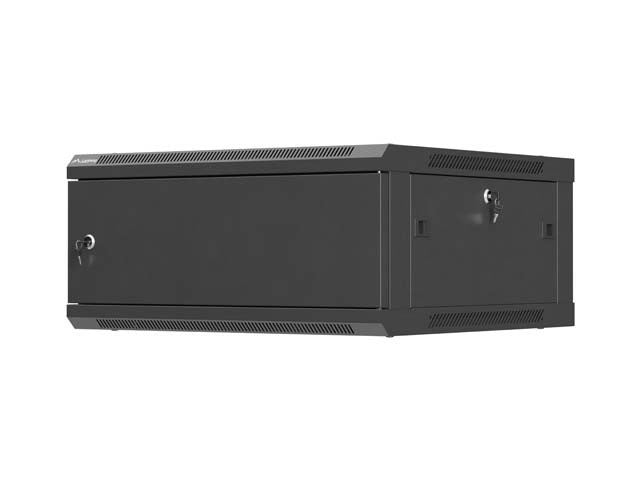 Lanberg Rack Cabinet 4U Wall-Mounted Metal IP20 Two Fans WF01-6604-00B