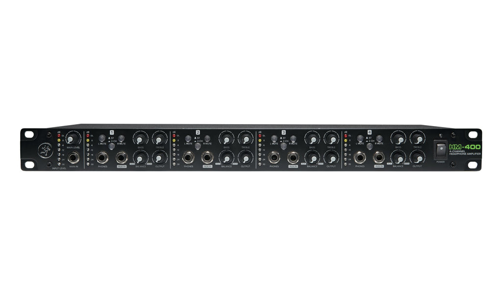 Mackie HM-400 Black Headphone Amplifier.