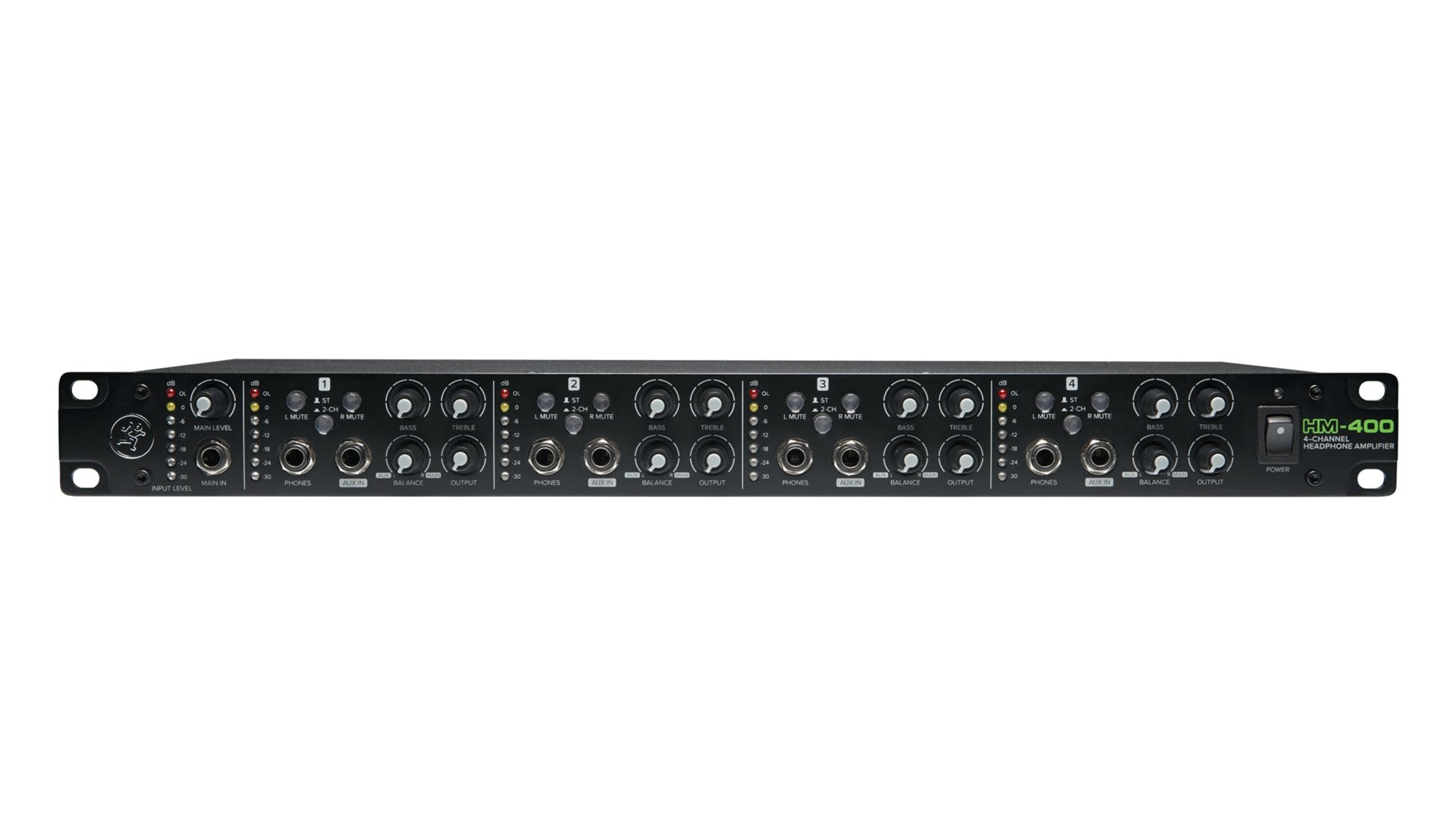 Mackie HM-400 Black Headphone Amplifier.