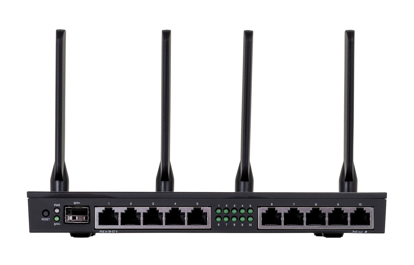 Mikredik RouterBOARD RB4011iGS+5HacQ2HnD-IN - 10x Gigabit, 1x SFP+, WiFi 2.4/5GHz (RB4011iGS+5HacQ2HnD-IN)