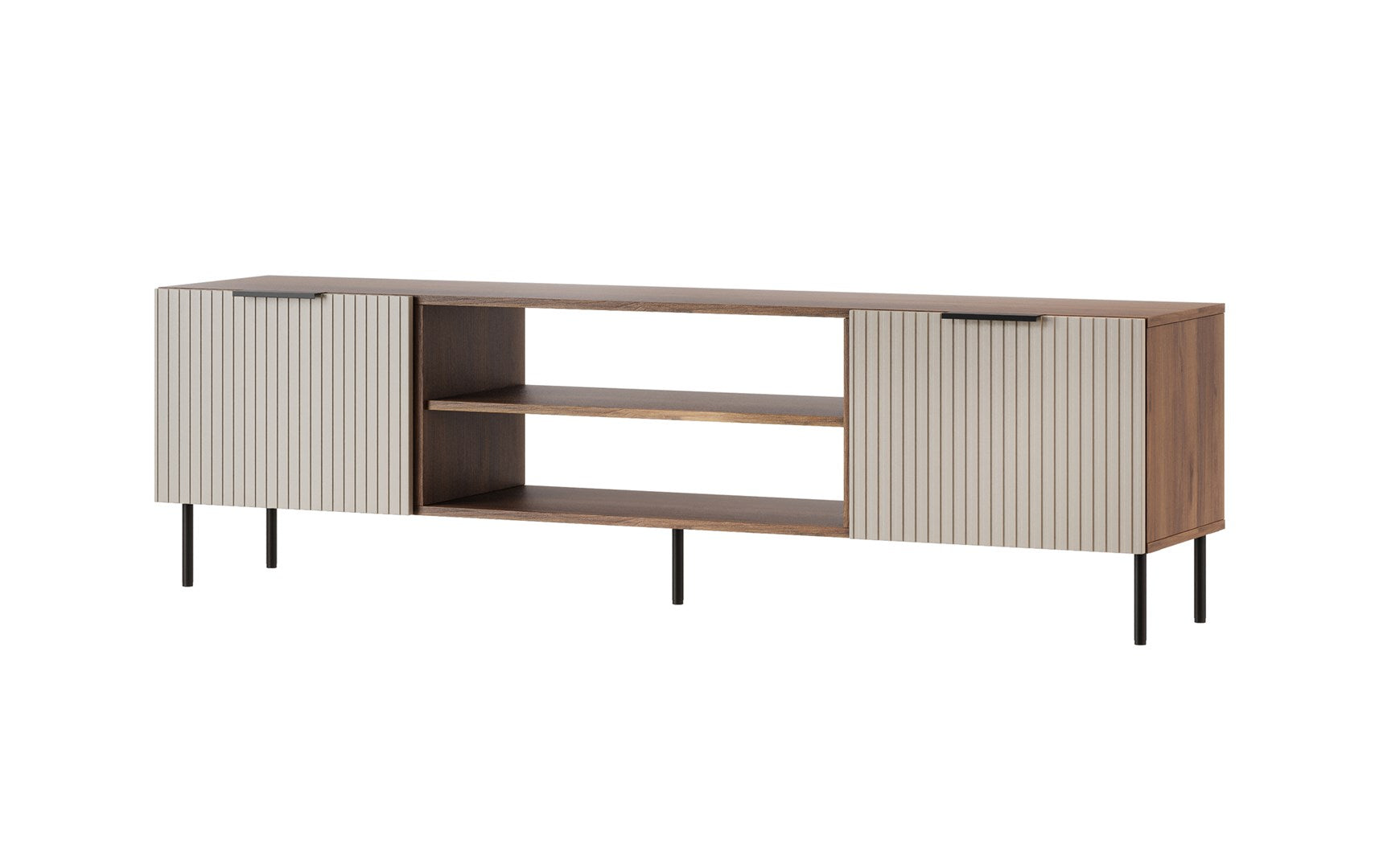 Cama ALMERA TV Cabinet 180.5x42x52.5 Walnut/Cashmere