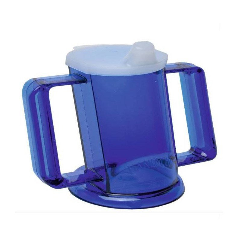 Sundo Handycup Drinking Cup Blue with Tea Spout