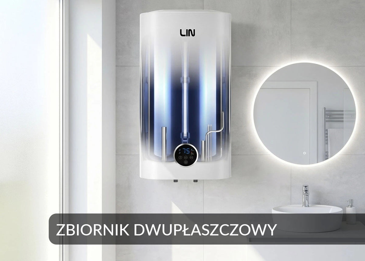 LIN Electric Water Heater 80 L Smart Wi-Fi White LIFVD1SMWH