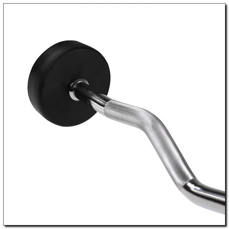 HMS GSL20 fixed rubberised barbell/grip 20kg