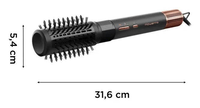 Rowenta Air Shape UB9820E0 hair styling tool Hot air brush Airflow Black  Copper