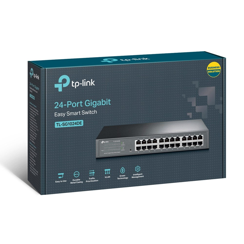 TP-Link Managed Gigabit Switch 48 Gbit/s 24 Ports TL-SG1024DE