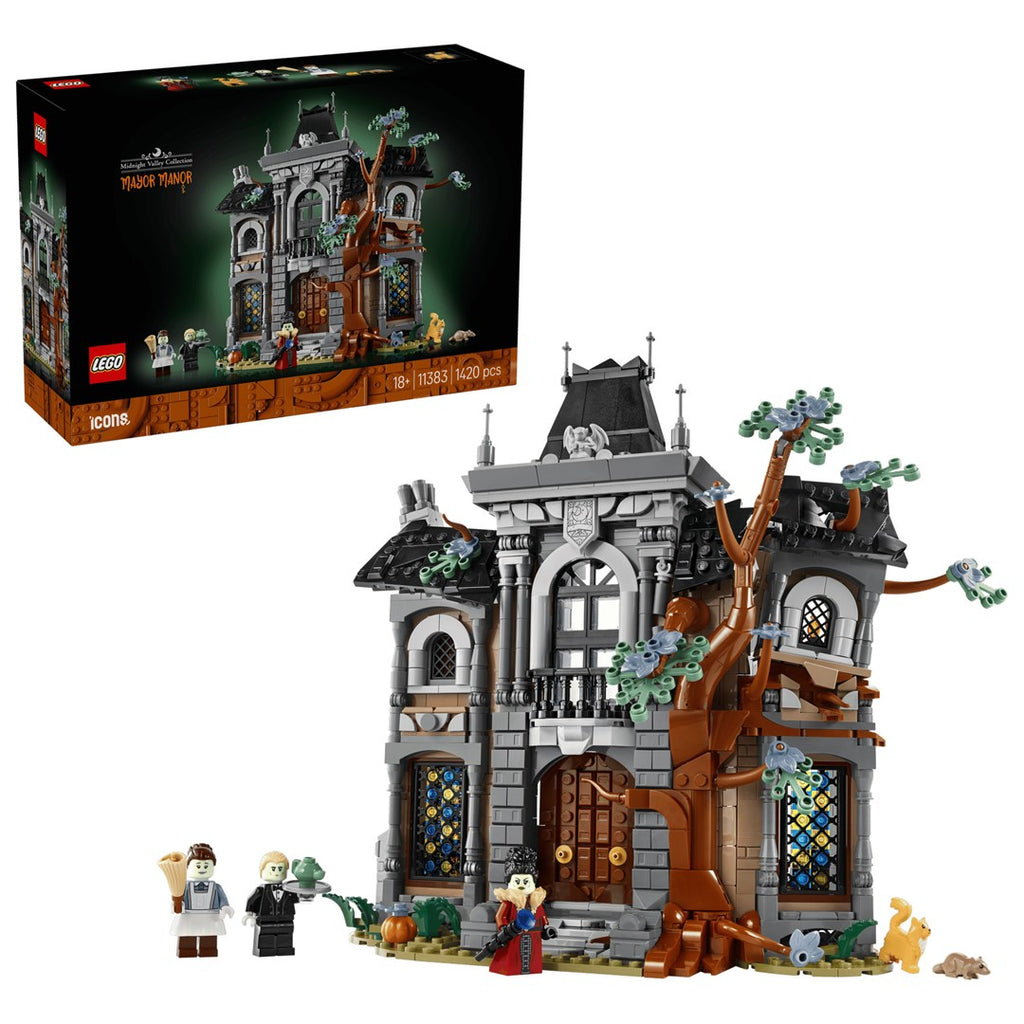 LEGO ICONS Mayor's House 1420 Pieces 3 Minifigures Model 11383
