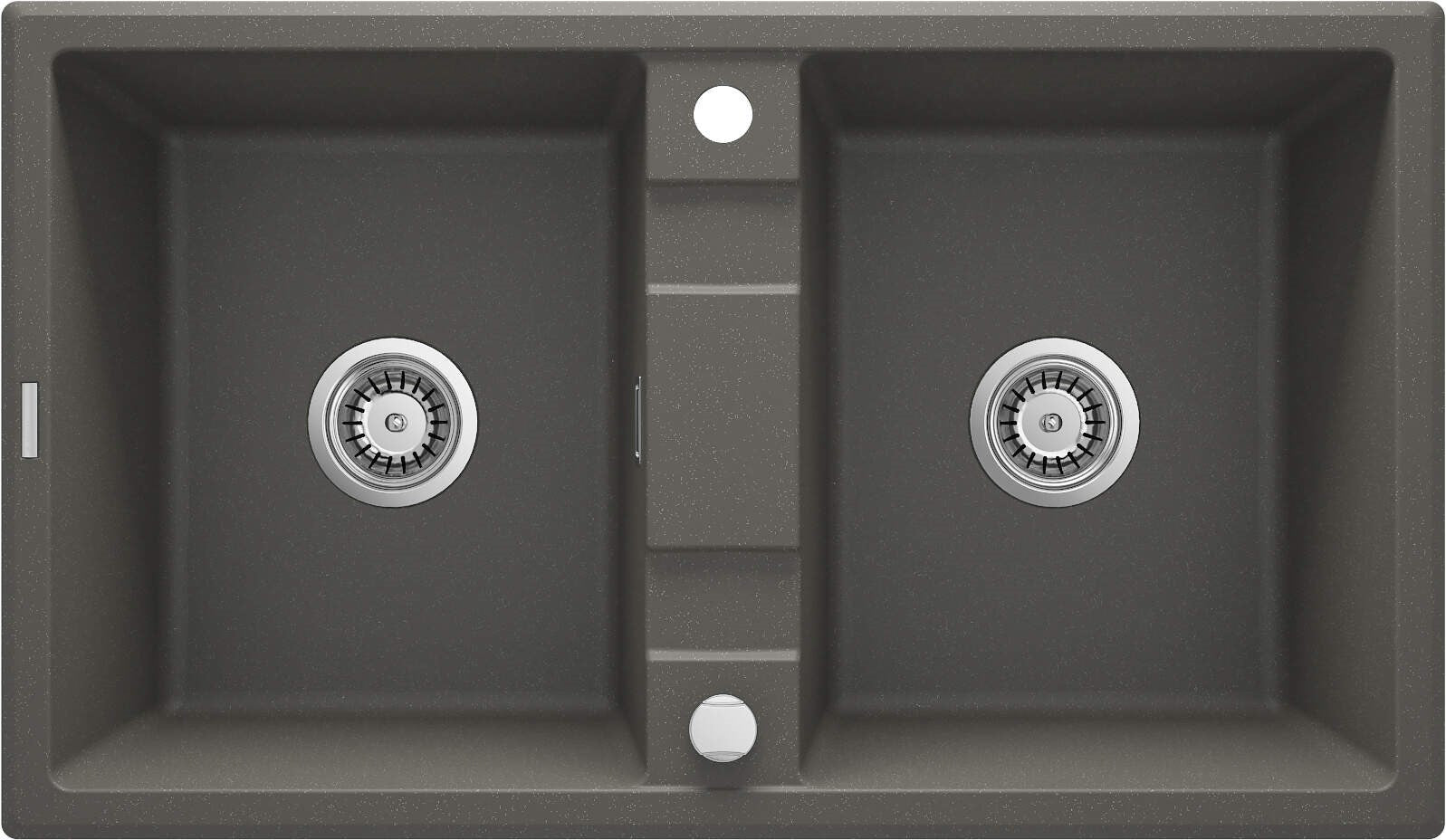 2-bowl granite sink