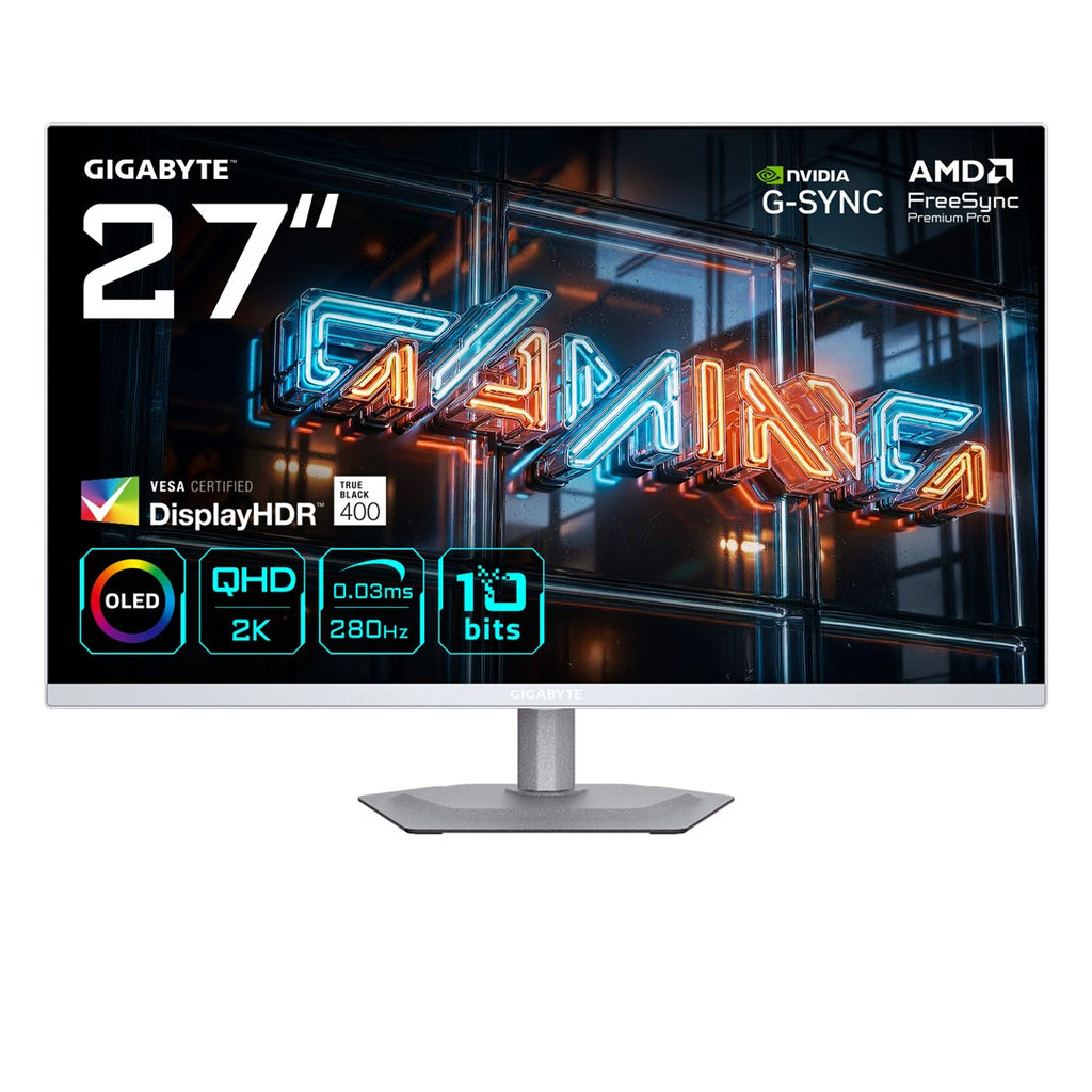 GIGABYTE 27" Gaming Monitor QHD 280Hz MO27Q2A ICE