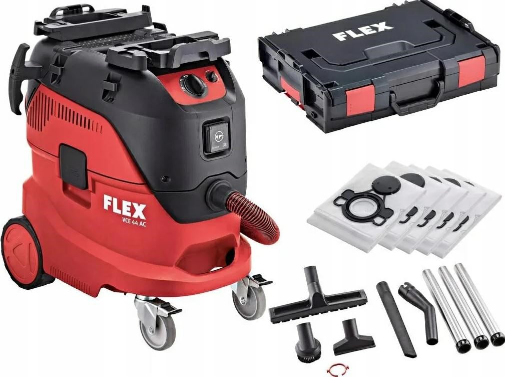 FLEX vacuum cleaner VCE S44 LAC + bags + case