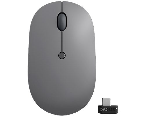 Lenovo Go Mouse Ergonomic Wireless Optical Blue 5 Buttons USB-C Receiver Storm Gray for ThinkPad X1 Yoga Gen 8 (4Y51C21216) 21HQ