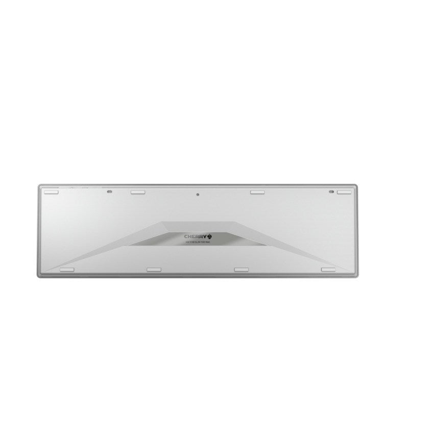 CHERRY KW 9100 SLIM - Tastatur - kabellos - 2,4 GHz, Bluetooth 4,0 - QWERTZ - Deutsch - Tastenschalter: CHERRY SX - white, silver - für Apple iMac, Mac mini, Mac Pro, MacBook, MacBook Air, MacBook Pro (JK-9110DE-1)