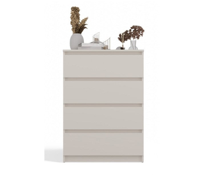 Malwa Chest of Drawers M4 Cashmere Color 4 Drawers