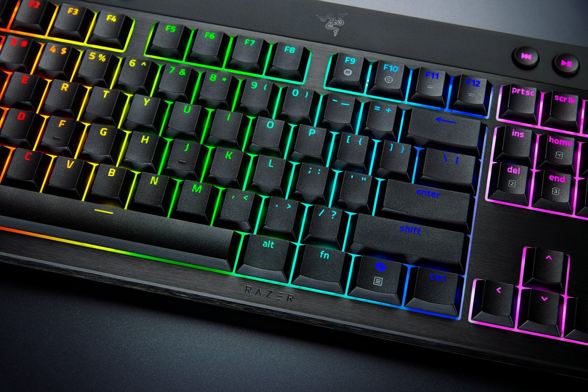 RAZER BlackWidow V4 Low-Profile HyperSpeed Keyboard USB + RF Wireless + Bluetooth QWERTY US