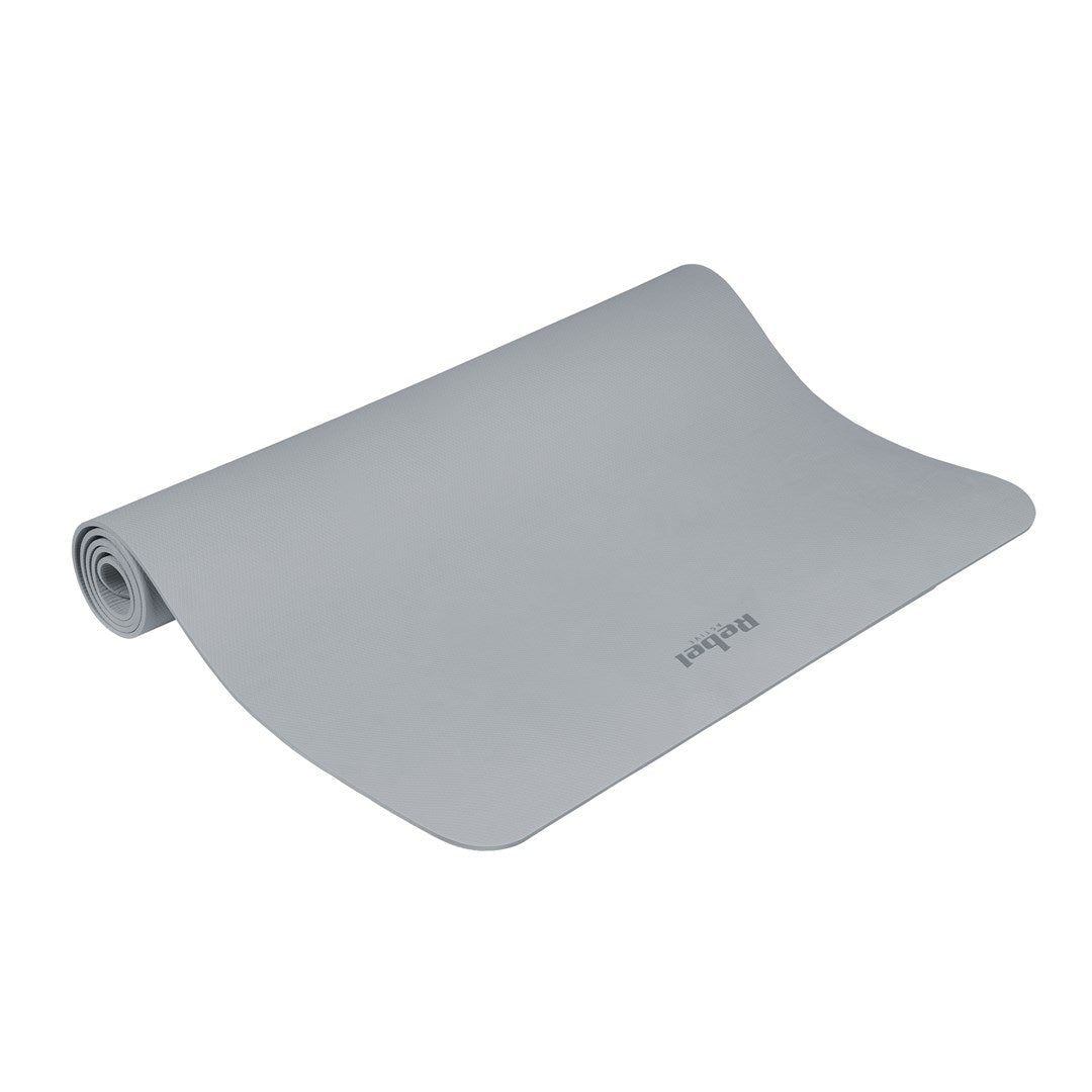 Rebel Gym Mat TPE 200x115 cm 1 cm Thick Gray RBA-3160-GY
