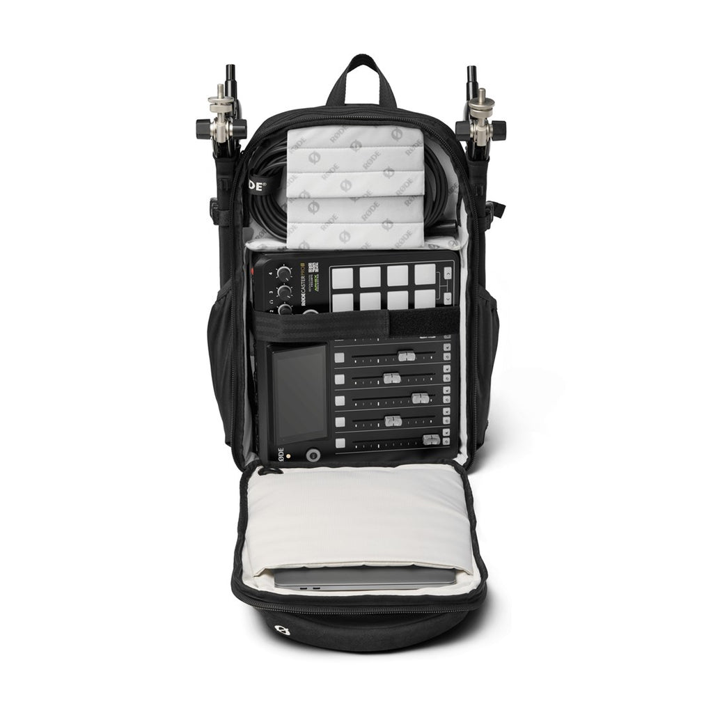 RODE backpack Rucksack Black Alcantara  Polyester