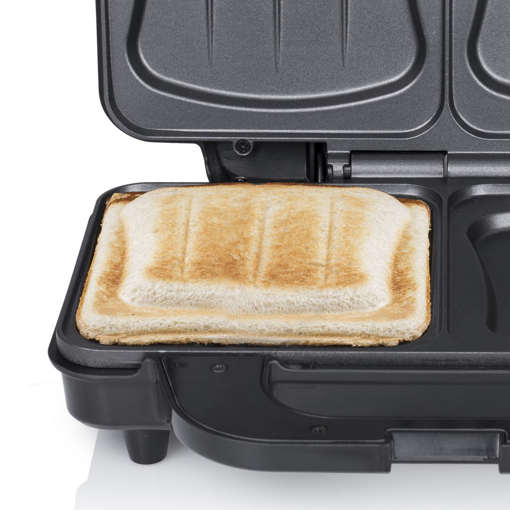 TRISTAR Sandwich Toaster 900 W Stainless Steel Black SA-3060