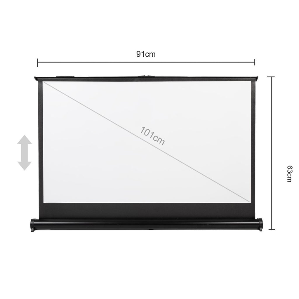 Maclean Portable Projection Screen, 40 inch, 16:9,91 cm Width, 1800 g, Model MC-962