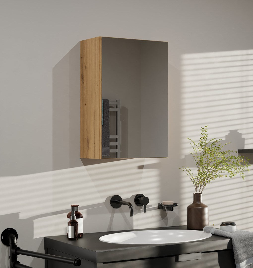Topeshop POLA 1DL ARTISAN Bathroom Storage Cabinet Oak