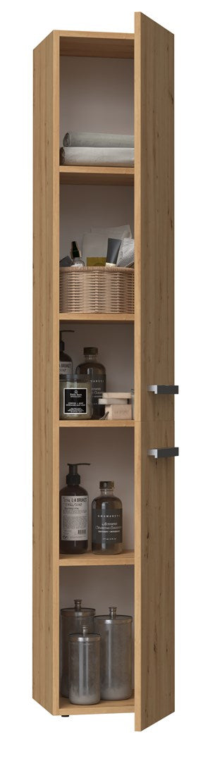 Topeshop NEL II ARTISAN Bathroom Storage Cabinet Artisan Oak 31x30x174 cm