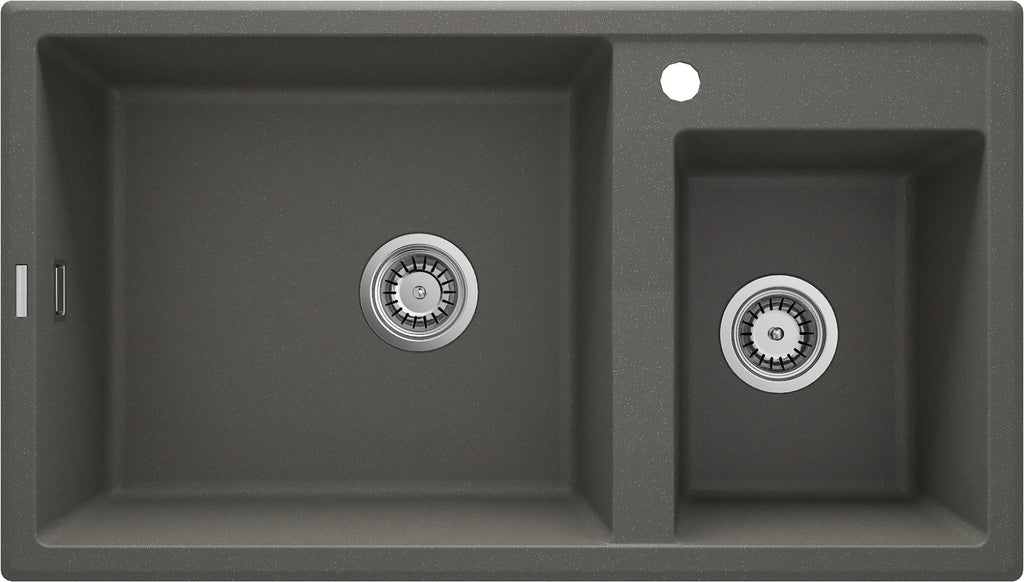 2-bowl granite sink
