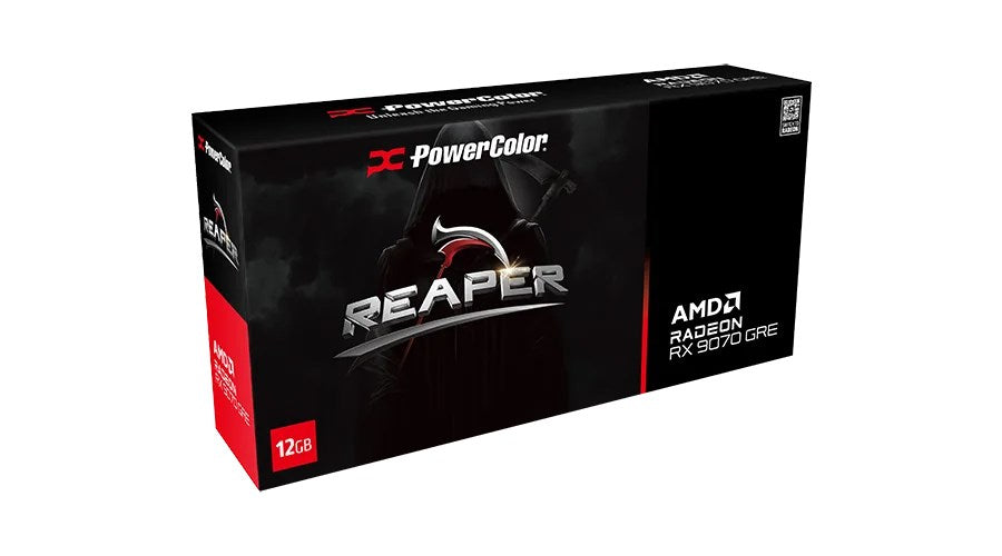 PowerColor Graphics Card Reaper AMD Radeon RX 9070 GRE 1250 g 385 mm x 195 mm x 90 mm Model RX9070GRE 12 G-A
