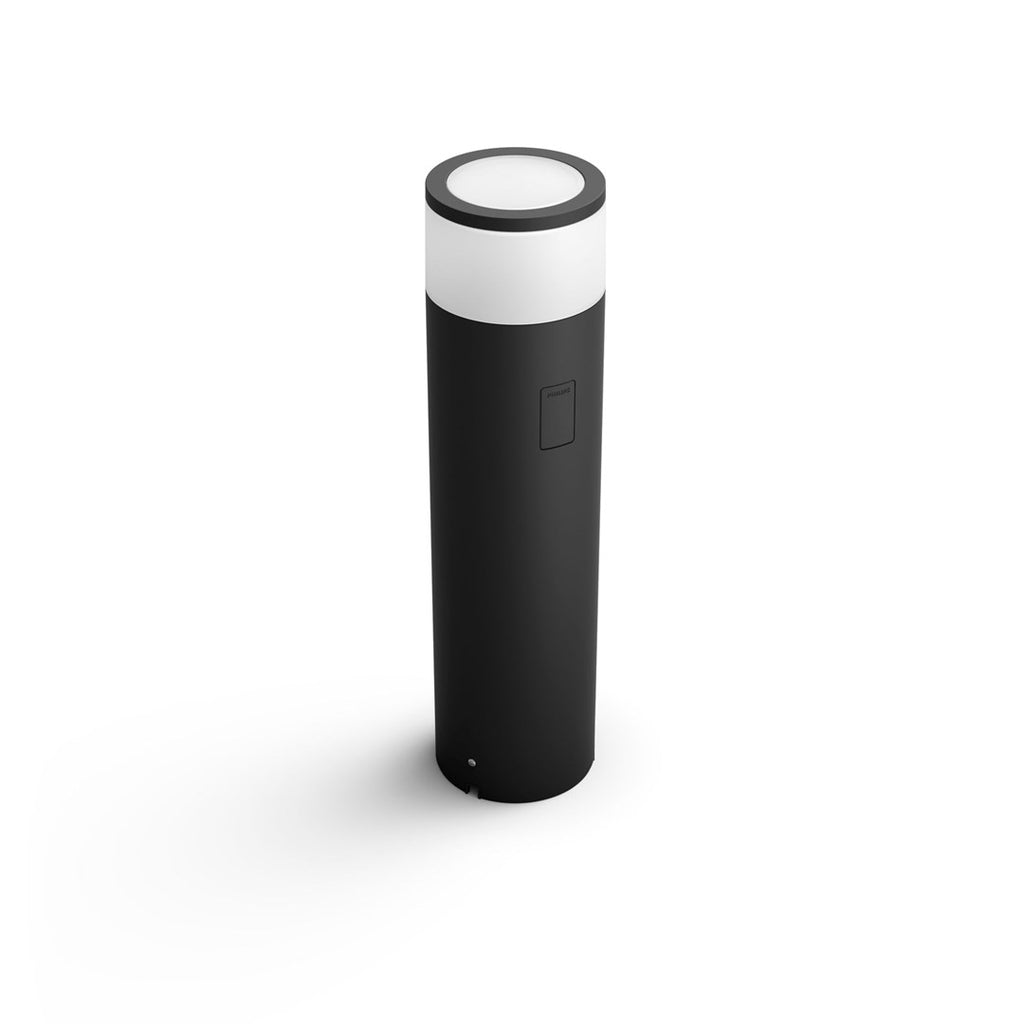 Philips Hue Smart Pedestal Black 600 lm IP65 Compatible with Alexa, Google Home, Apple HomeKit Model 1126172