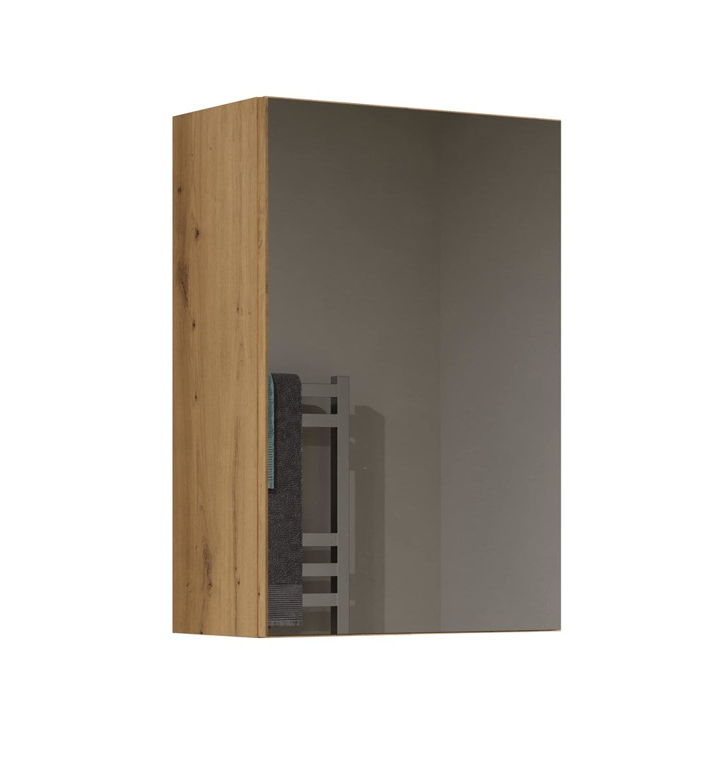 Topeshop POLA 1DL ARTISAN Bathroom Storage Cabinet Oak