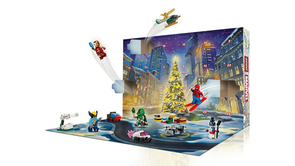 LEGO MARVEL Advent Calendar 2026 317 Pieces 6 Minifigures Model 76340