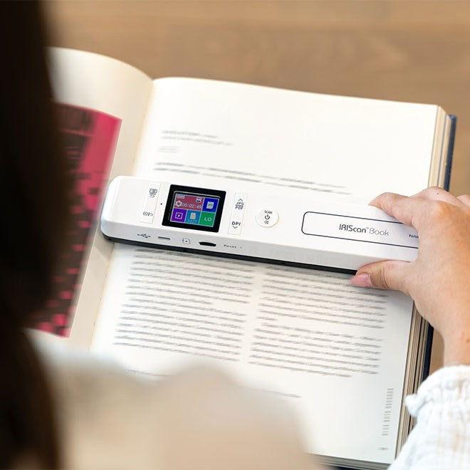 IRIS IRIScan Book 7 Handheld Scanner White Model 464669