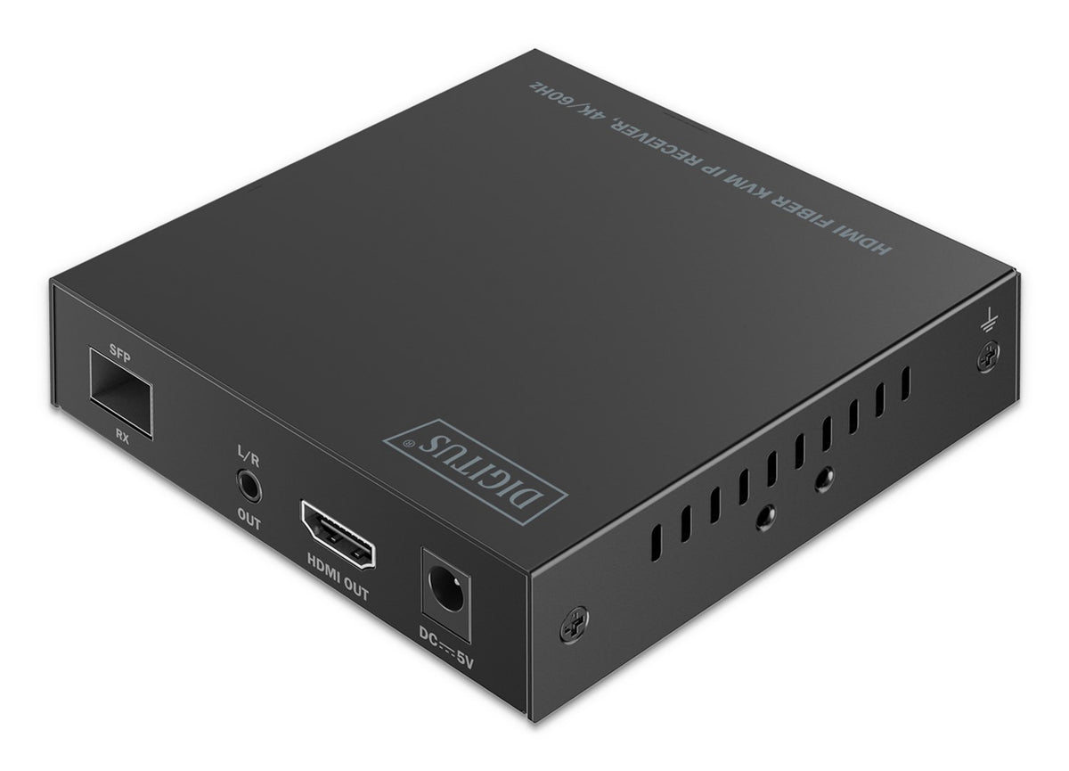 DIGITUS HDMI Fiber KVM IP Receiver 4K/60Hz - Digital/Display/Video (DS-55349)