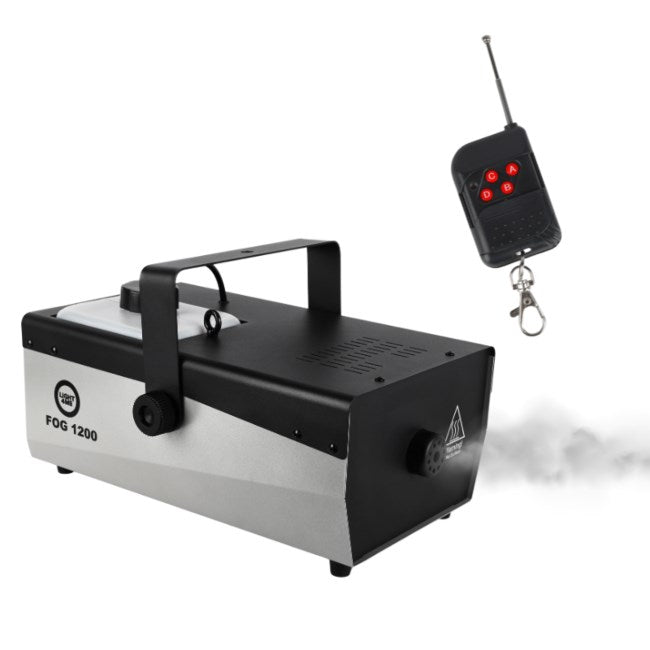 Light4Me Fog Machine FOG 1200 V2 with Remote Control - 1300 g - 240x110x280mm