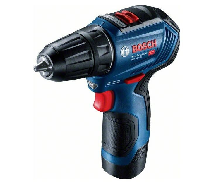 Bosch GSR 12V-30 Cordless Drill/Driver 2x2.0Ah 30/17Nm