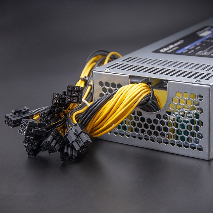 Qoltec Power Supply 1850W 80 Plus Platinum PCI-E Data Mining