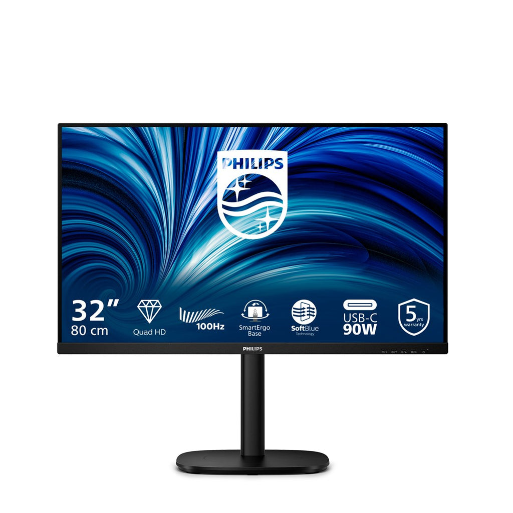 Philips 32B2U3601/00 Monitor 31.5" Quad HD LCD Black 2560 x 1440 pixels Business