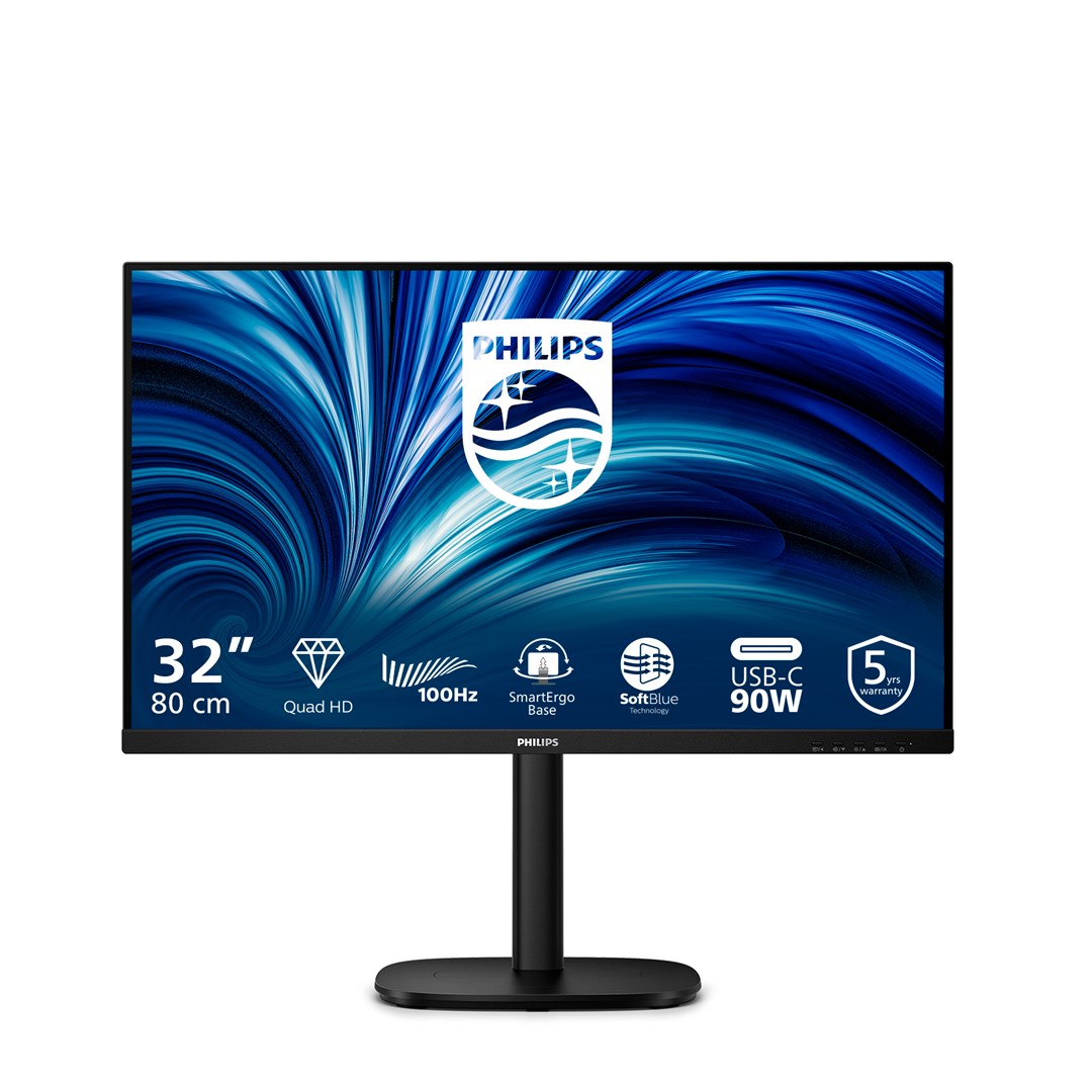 Philips 32B2U3601/00 Monitor 31.5" Quad HD LCD Black 2560 x 1440 pixels Business
