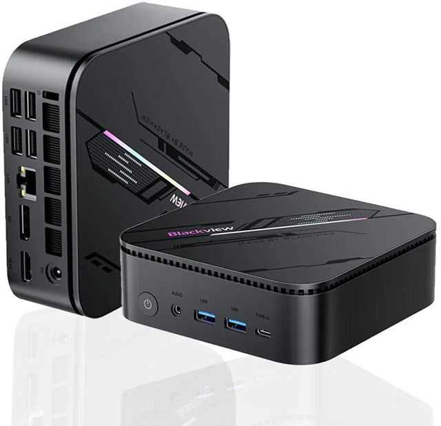 Blackview MP100 Pro I5-12450H 16GB 1TB Windows 11 Pro Black W11