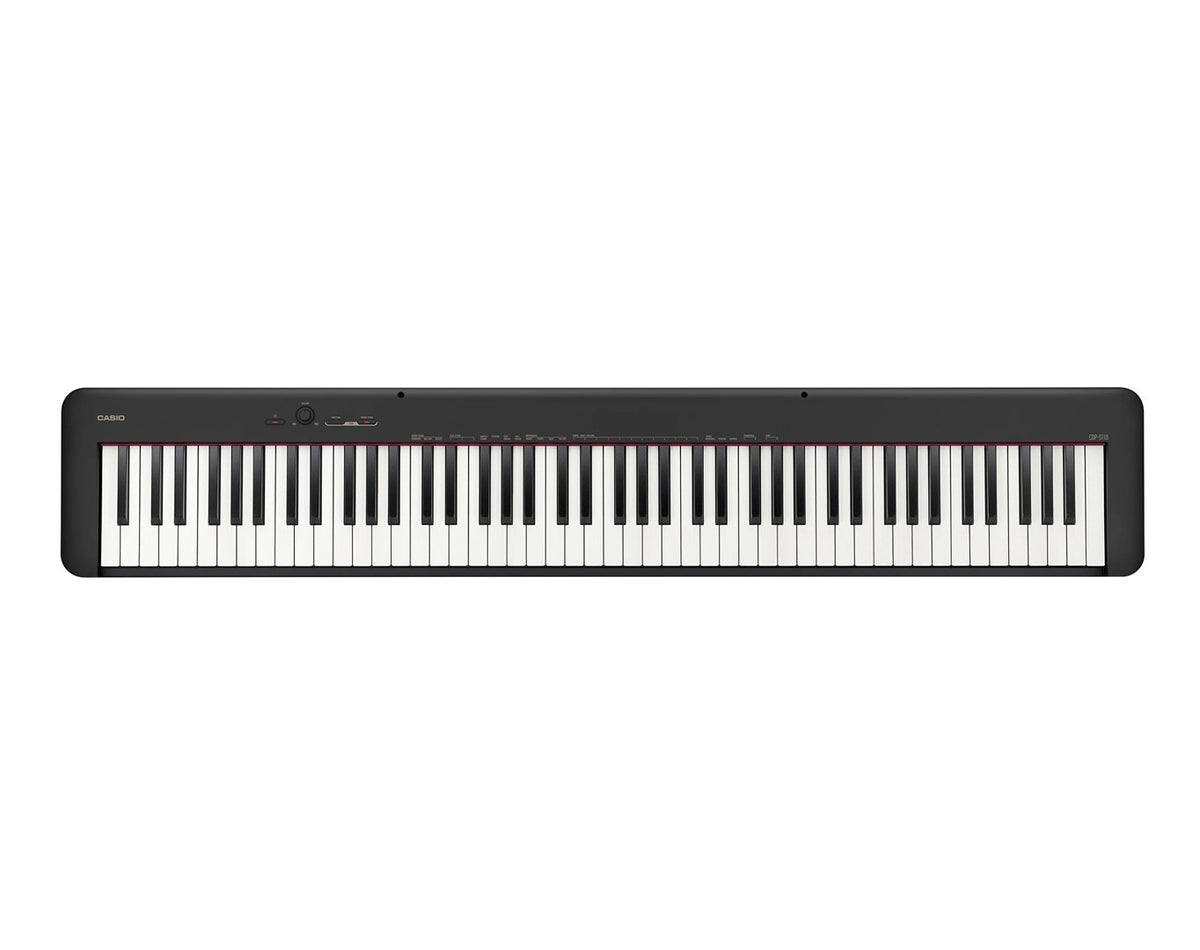 Casio Digital Piano, Black, 88 Keys, 64-note Polyphony, Model MU CDP-S110 BK