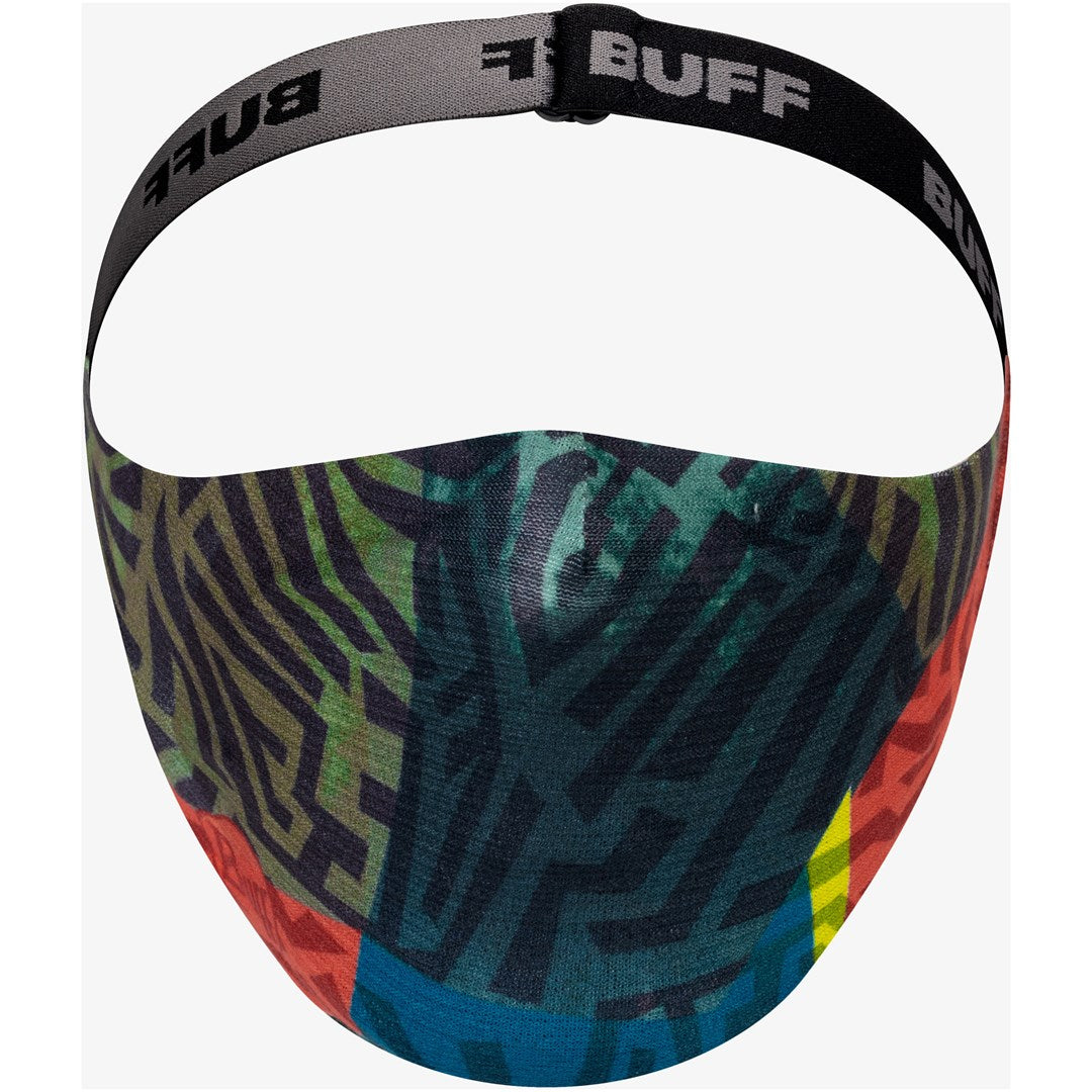 Maseczka BUFF FILTER MASK KIDS STONY GREEN   one size