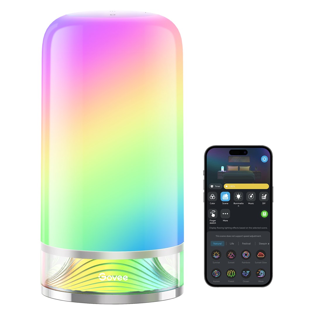 Govee H6022 LED Lamp RGBICWW 2700k-6500k Wi-Fi Bluetooth