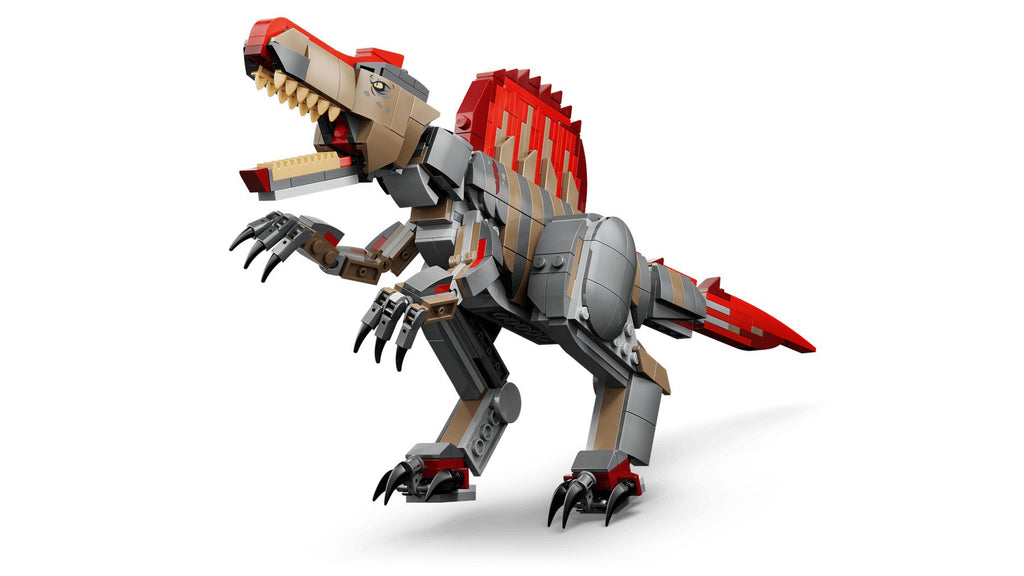 LEGO JURASSIC WORLD Building Blocks Set 820 Elements for Ages 9+ Model 77982 Spinosaurus Dinosaur Escape