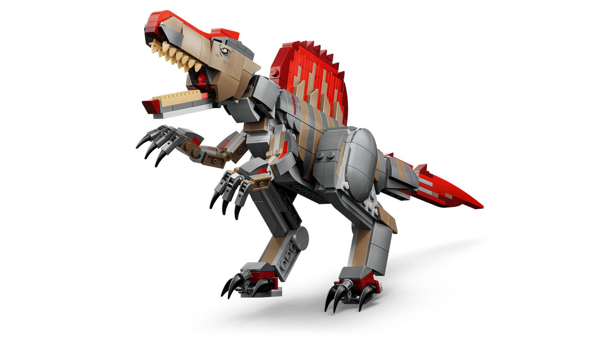 LEGO JURASSIC WORLD Building Blocks Set 820 Elements for Ages 9+ Model 77982 Spinosaurus Dinosaur Escape