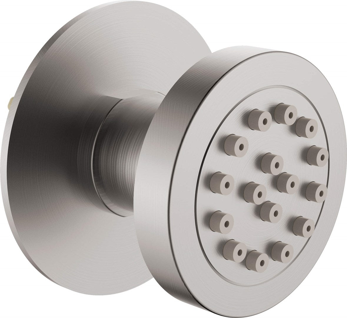 Concealed round shower nozzle