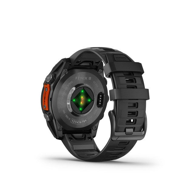 Garmin Fenix 8 - 47 mm Slate Gray Sports Watch Silicone Band