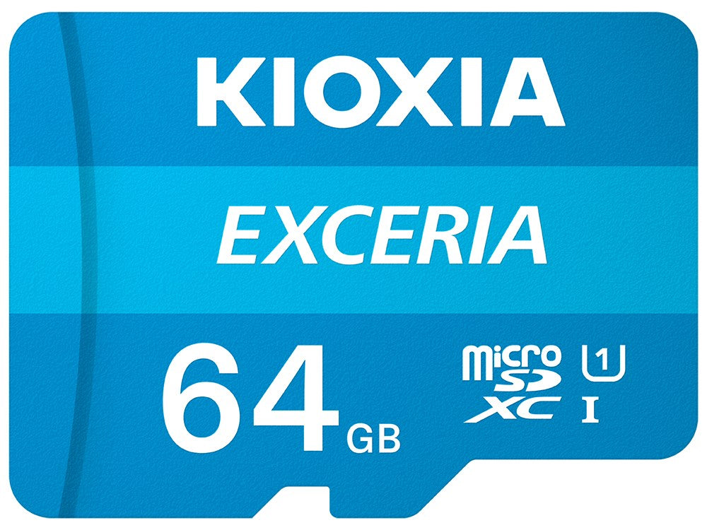 Kioxia Exceria MicroSDXC Card 64 GB Class 10 UHS Speed Class 1 LMEX1L064GG2
