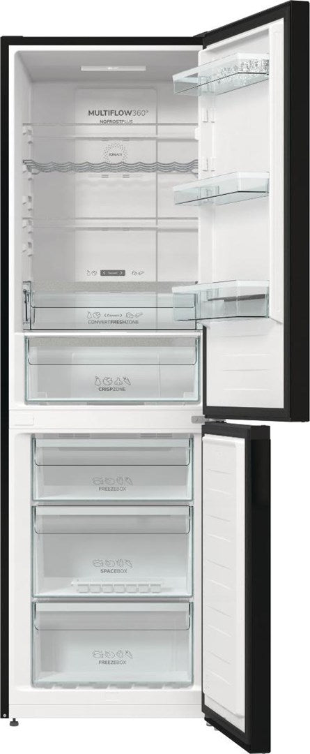 Gorenje Fridge-Freezer 302 L Black NRK6192ABK4