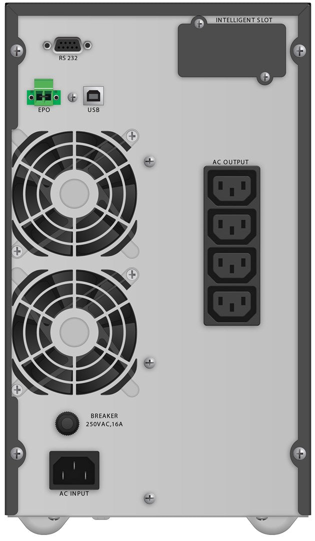 PowerWalker VFI 2000 TG - 2000VA Online UPS with 4 AC Outlets