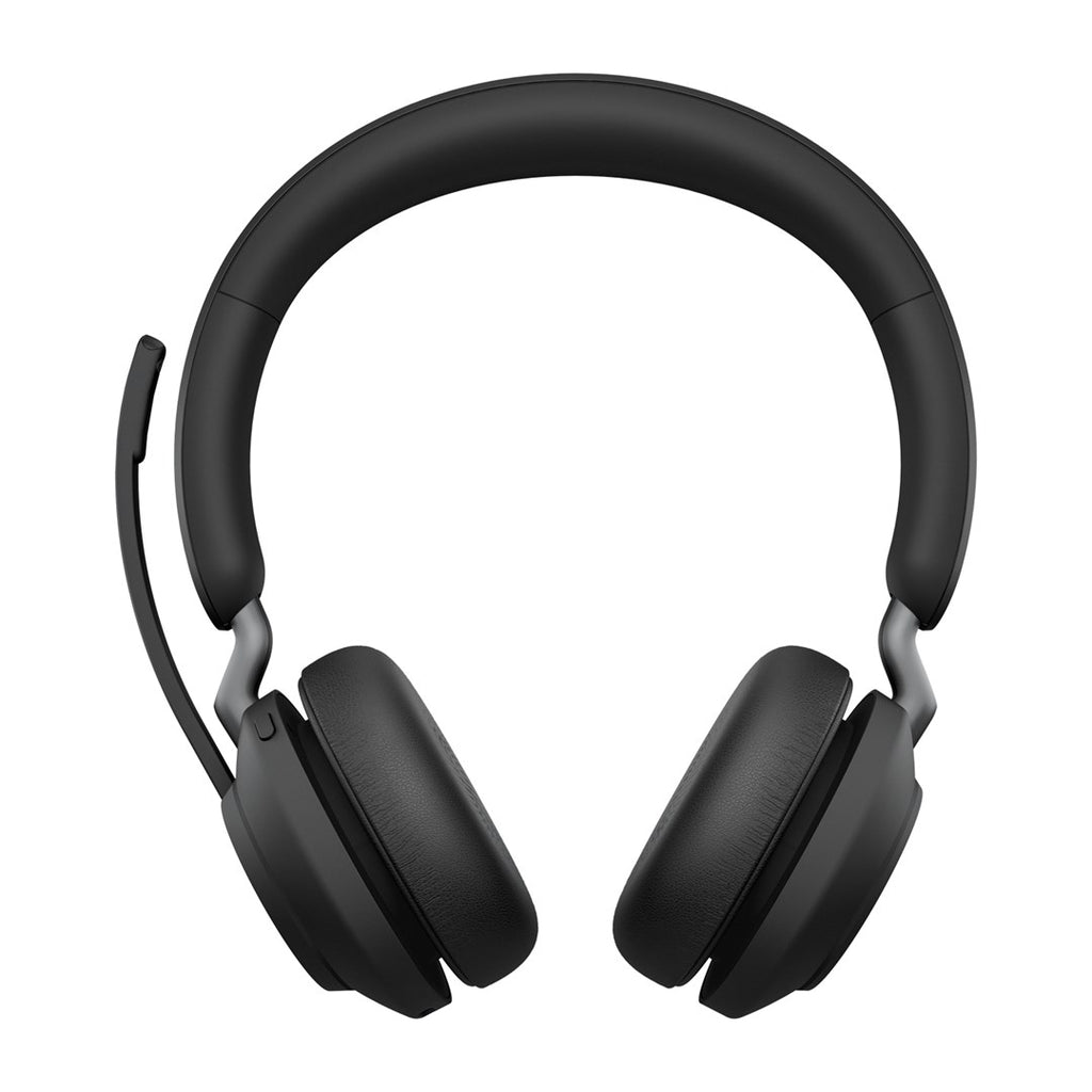 Jabra Evolve2 65 UC Stereo Headset - On-Ear - Bluetooth - Wireless - USB - Black (26599-989-989)